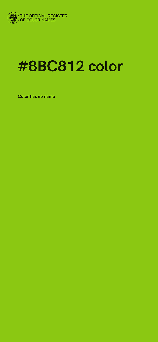 #8BC812 color image