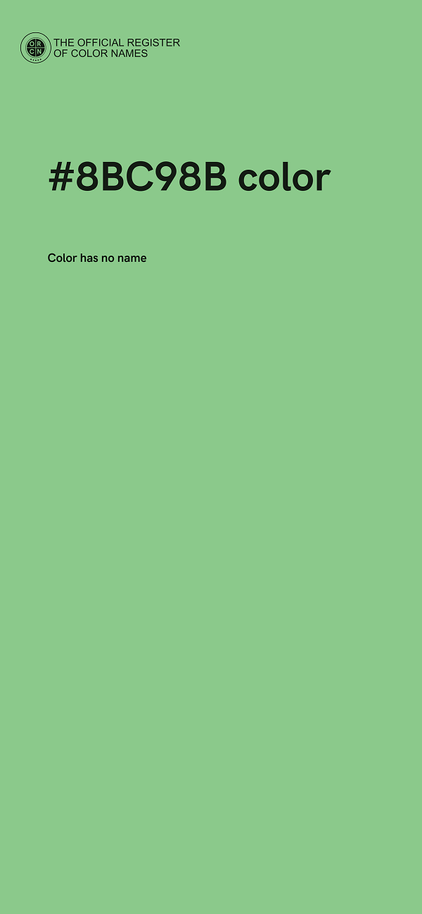 #8BC98B color image