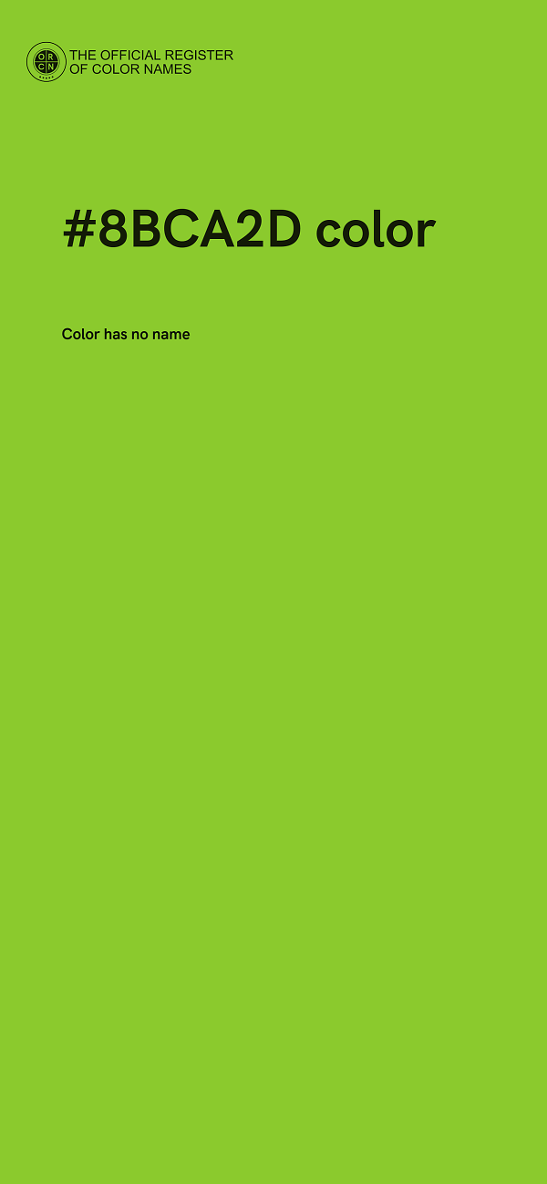 #8BCA2D color image