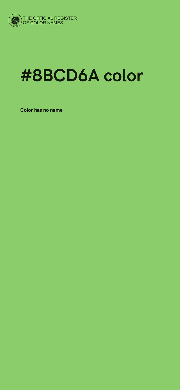#8BCD6A color image