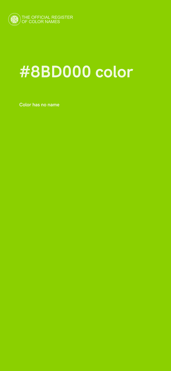 #8BD000 color image