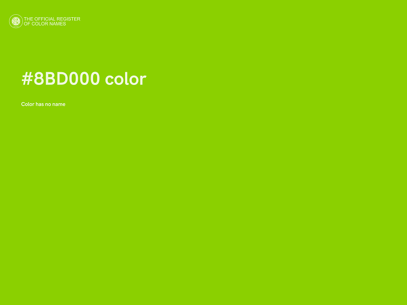 #8BD000 color image
