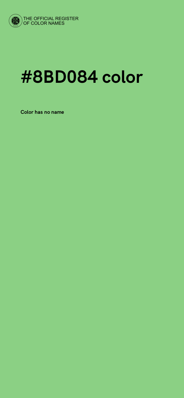 #8BD084 color image
