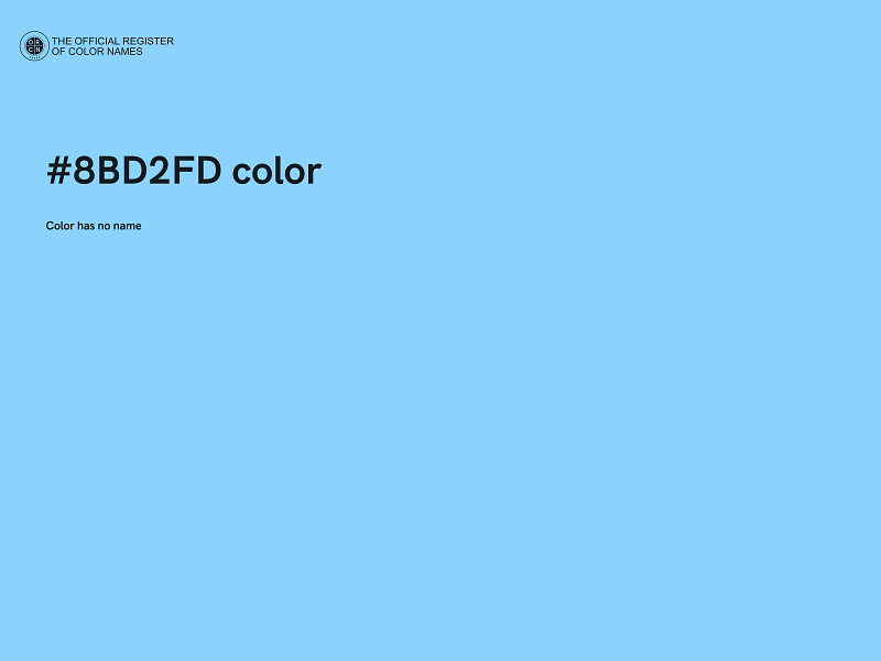 #8BD2FD color image