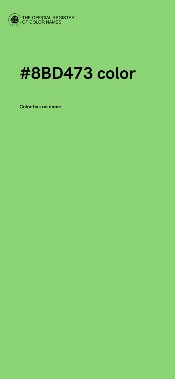 #8BD473 color image
