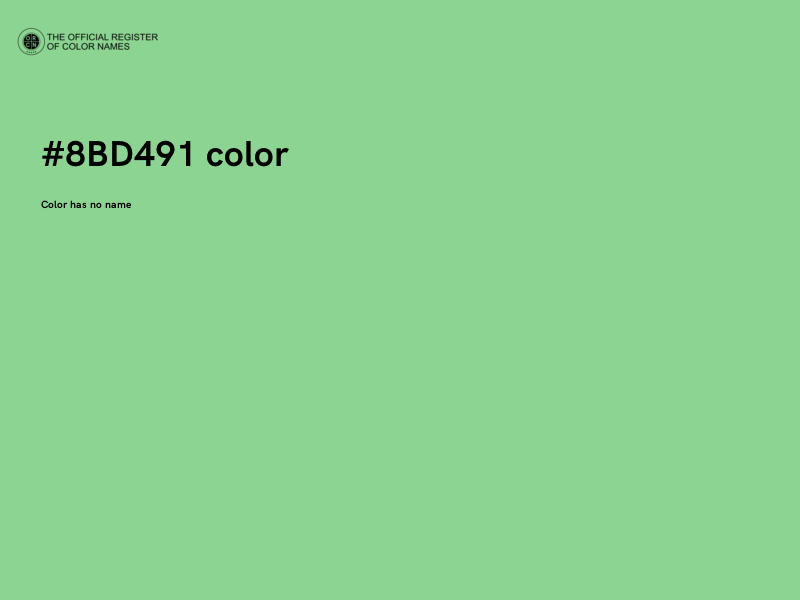 #8BD491 color image