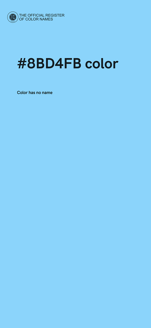 #8BD4FB color image