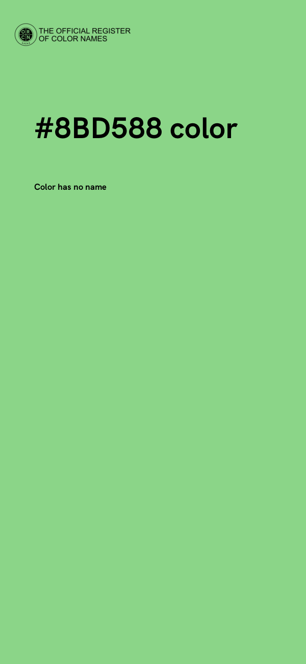 #8BD588 color image