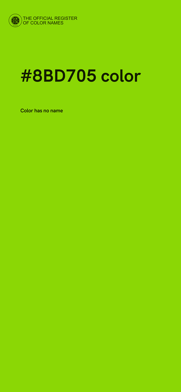 #8BD705 color image