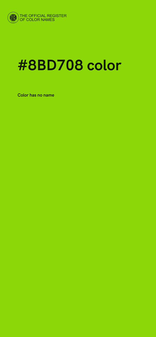 #8BD708 color image