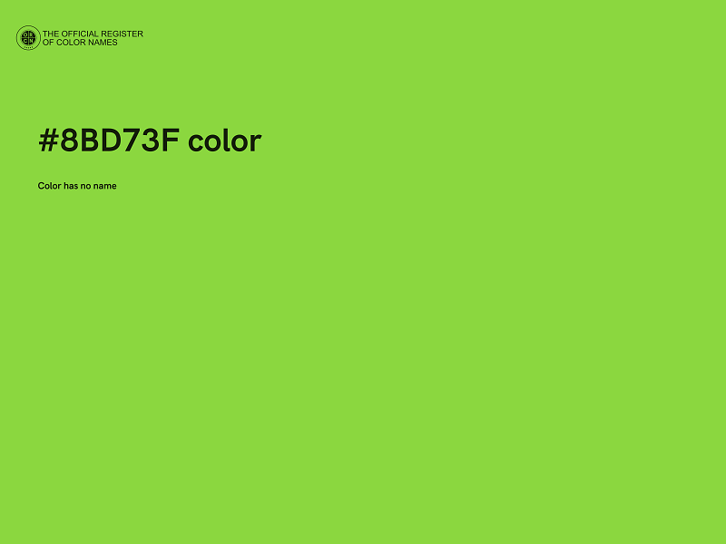 #8BD73F color image