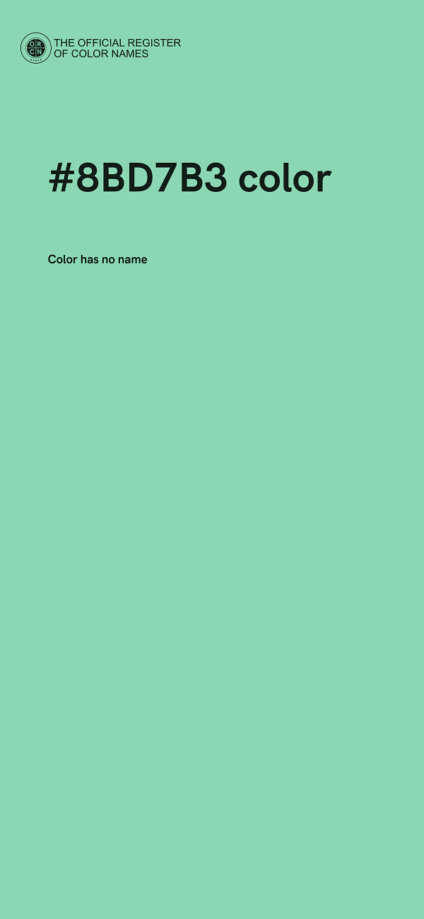 #8BD7B3 color image