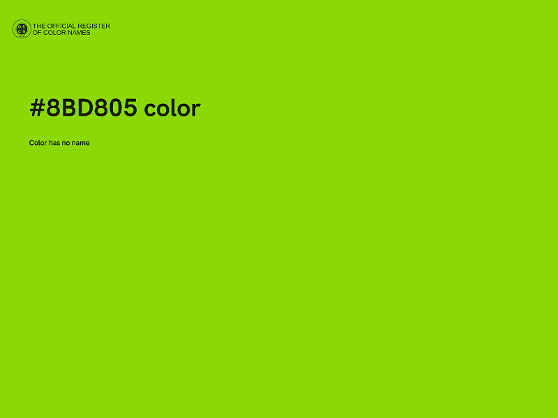 #8BD805 color image