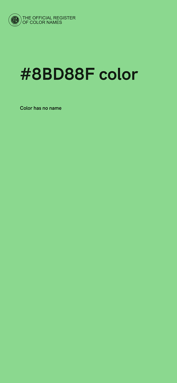 #8BD88F color image