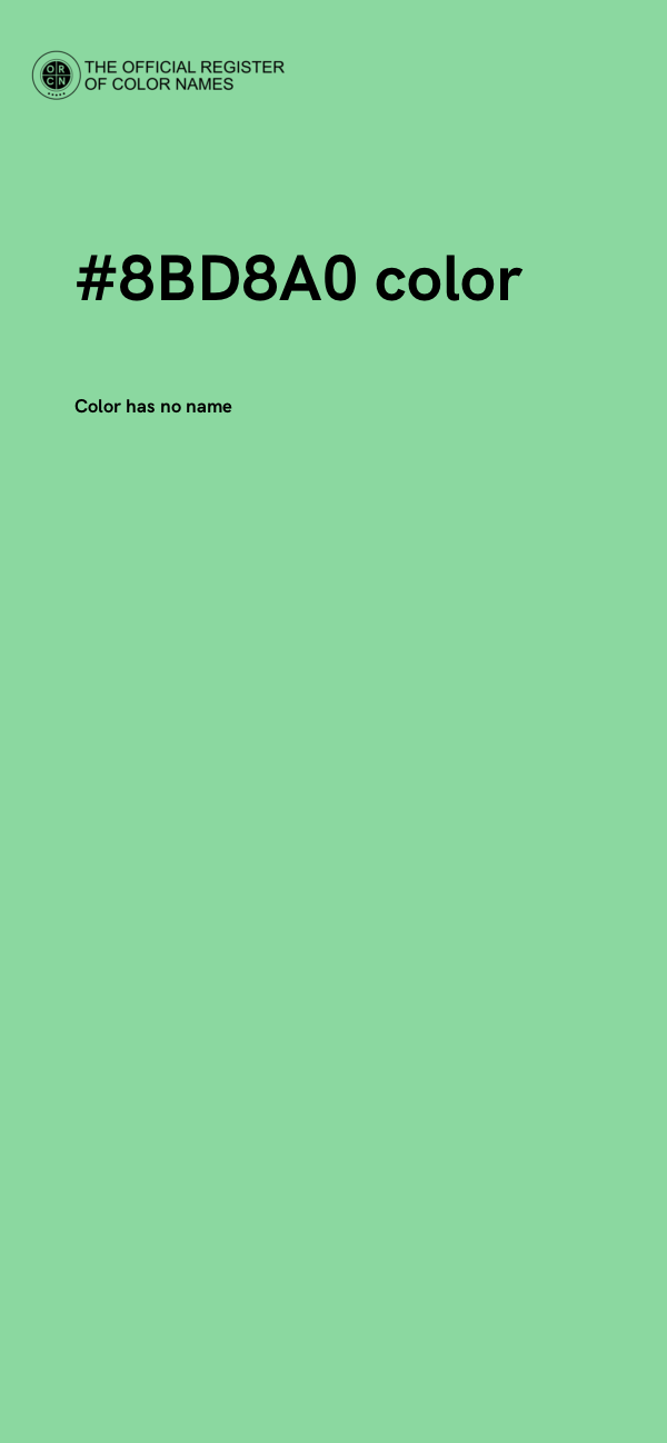 #8BD8A0 color image