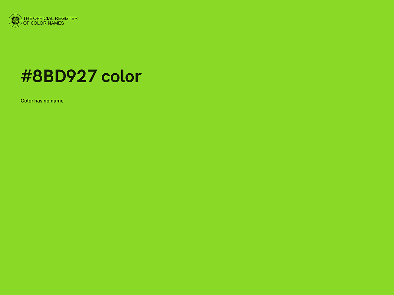 #8BD927 color image