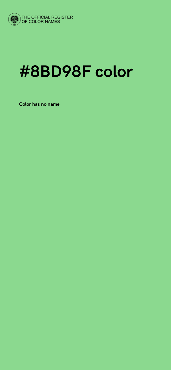 #8BD98F color image