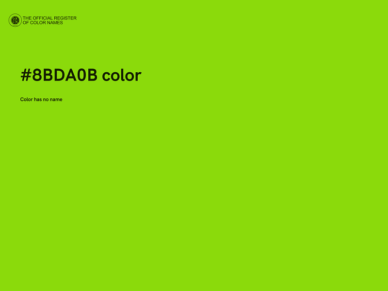 #8BDA0B color image