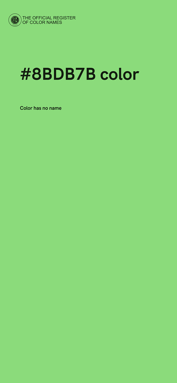 #8BDB7B color image