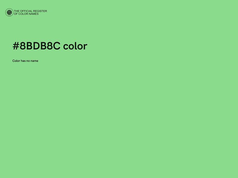 #8BDB8C color image