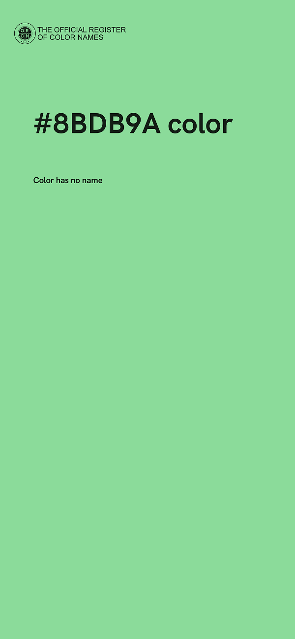 #8BDB9A color image