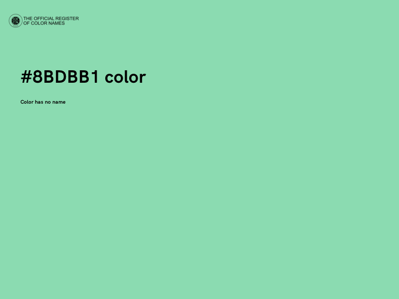 #8BDBB1 color image