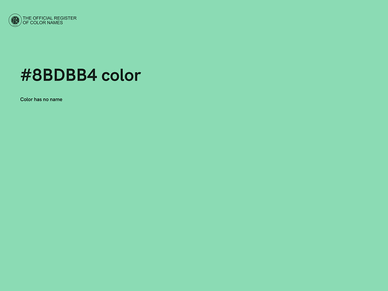 #8BDBB4 color image