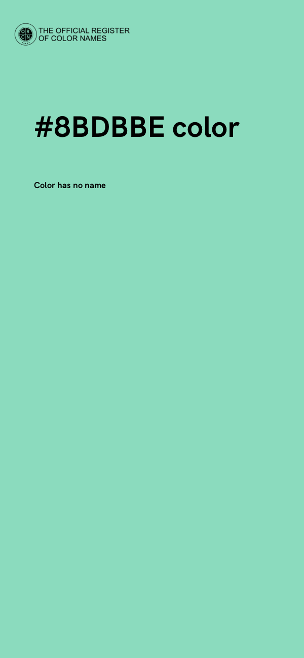 #8BDBBE color image