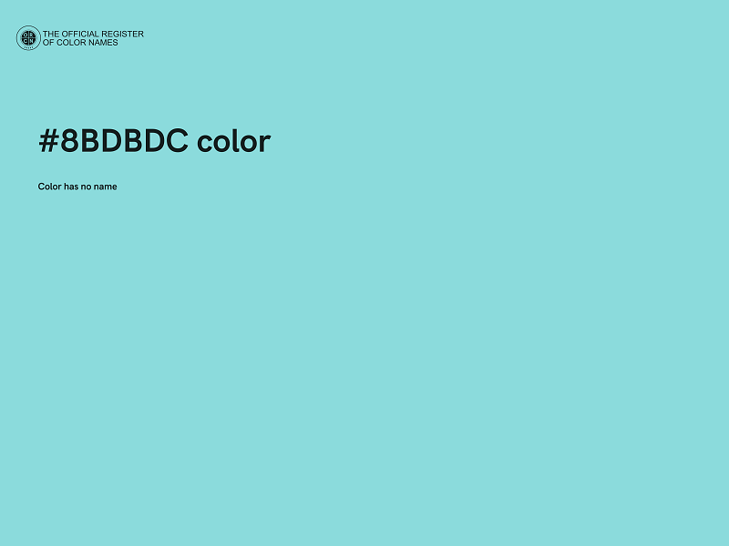 #8BDBDC color image