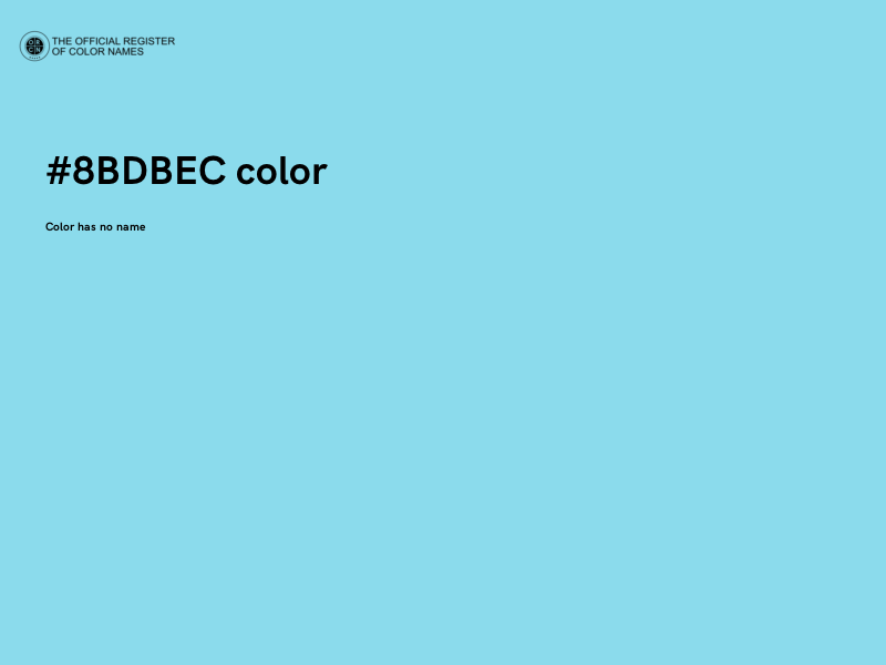 #8BDBEC color image