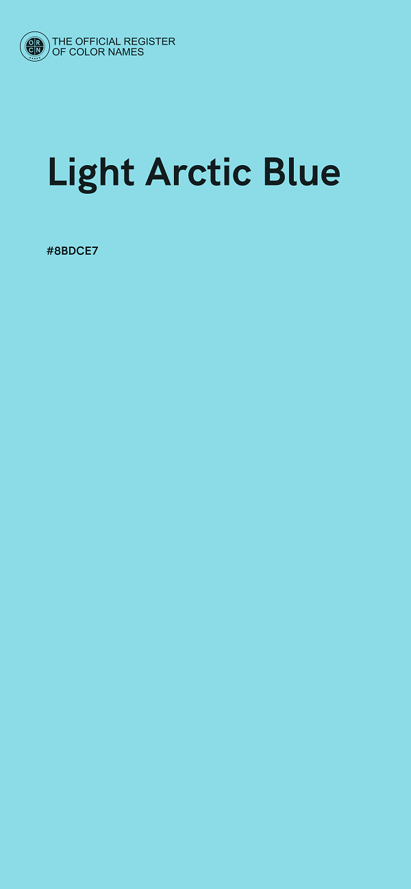 #8BDCE7 - Light Arctic Blue color image