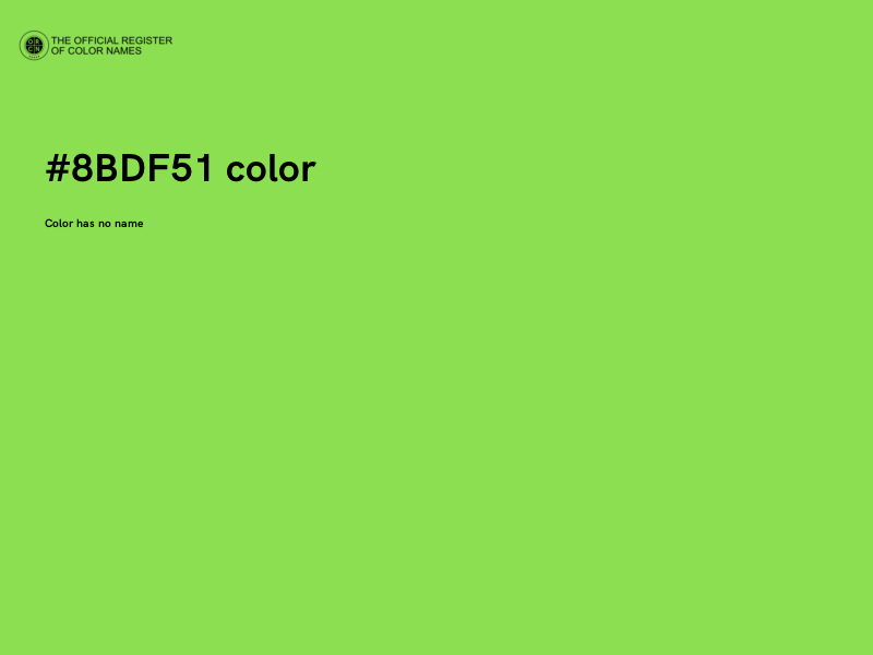 #8BDF51 color image
