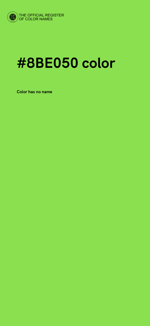 #8BE050 color image