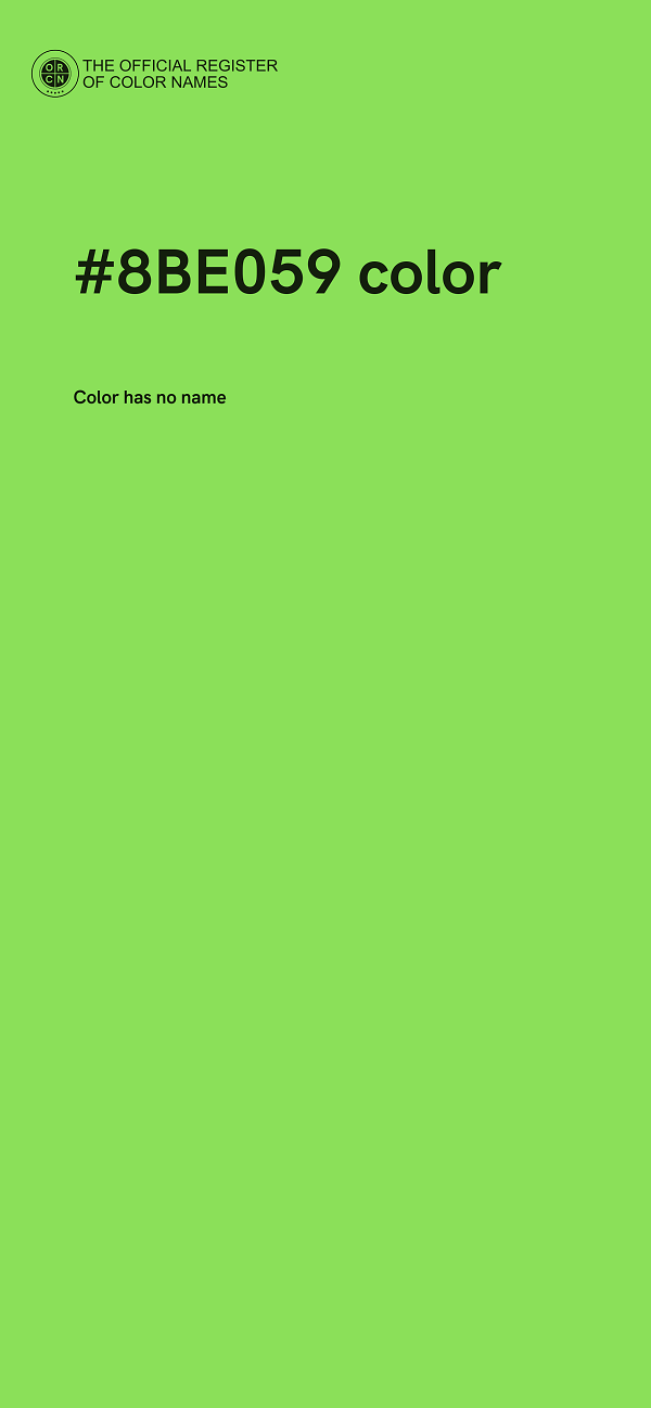 #8BE059 color image