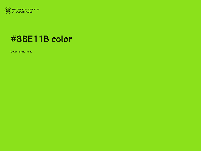 #8BE11B color image