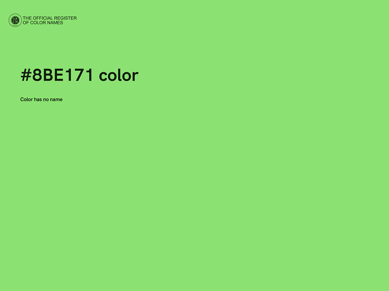 #8BE171 color image