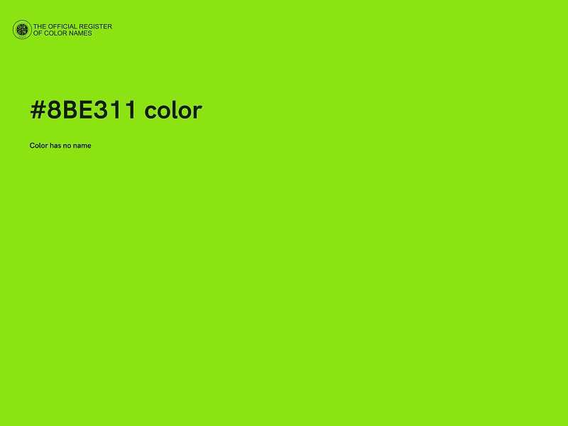 #8BE311 color image