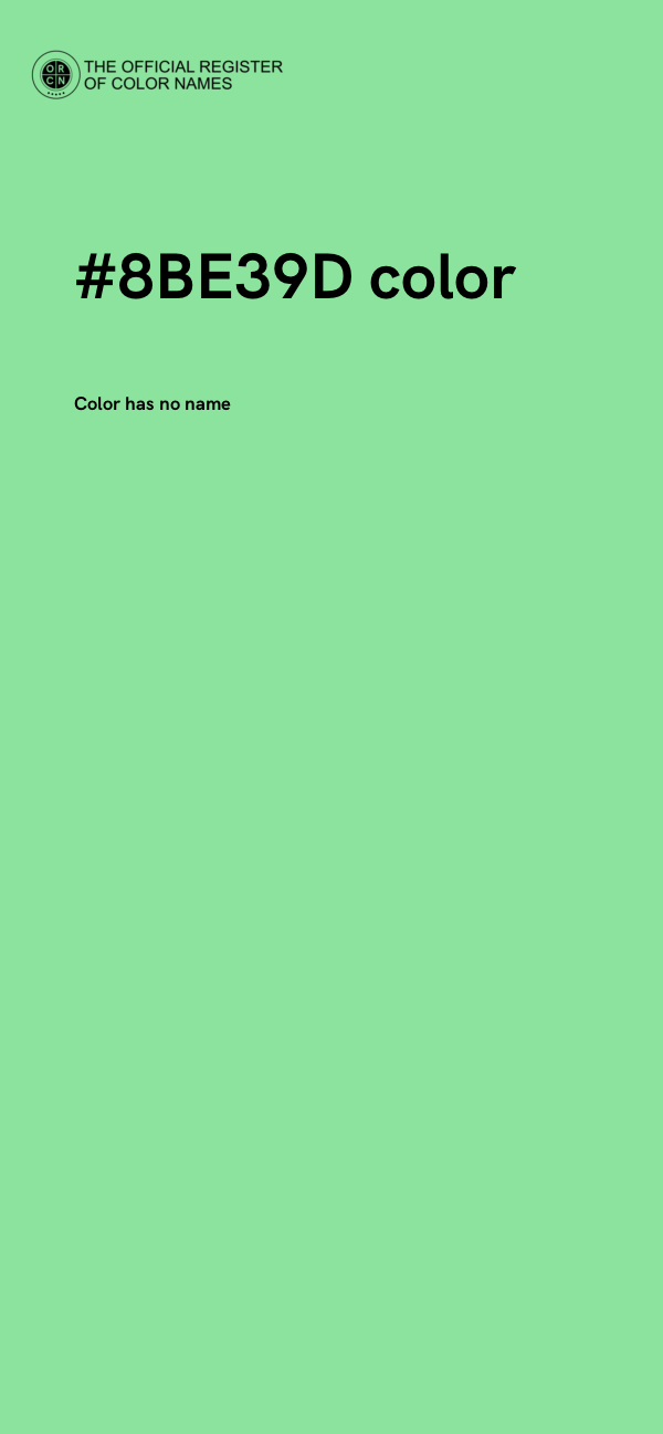 #8BE39D color image