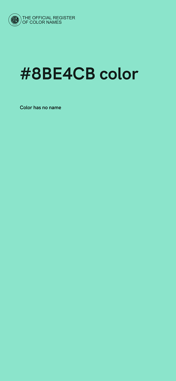 #8BE4CB color image