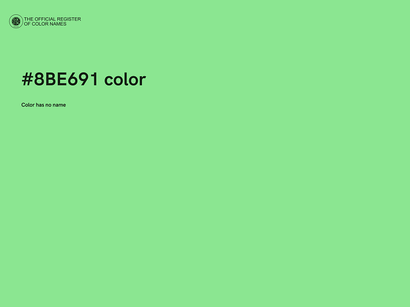 #8BE691 color image