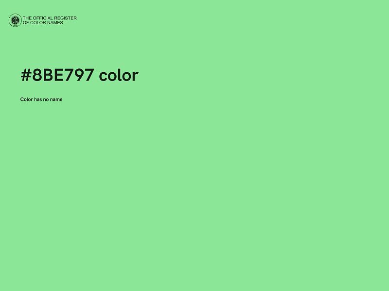 #8BE797 color image