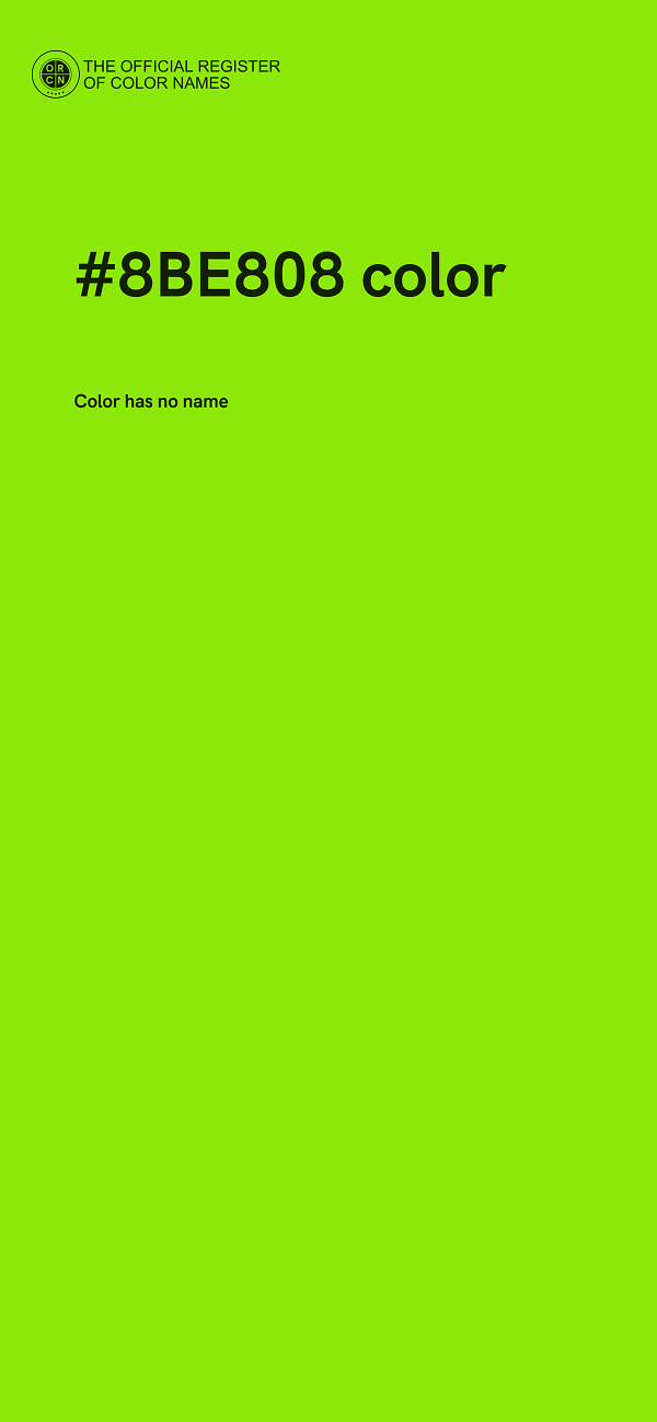 #8BE808 color image