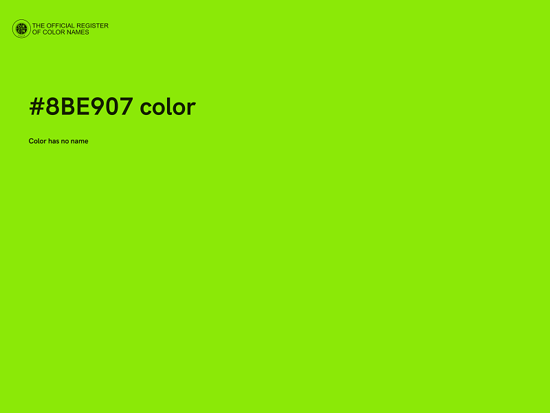 #8BE907 color image