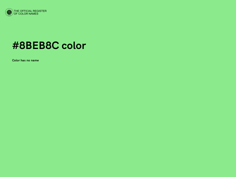 #8BEB8C color image