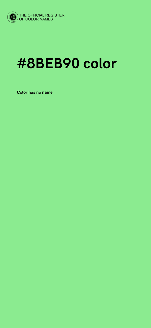 #8BEB90 color image