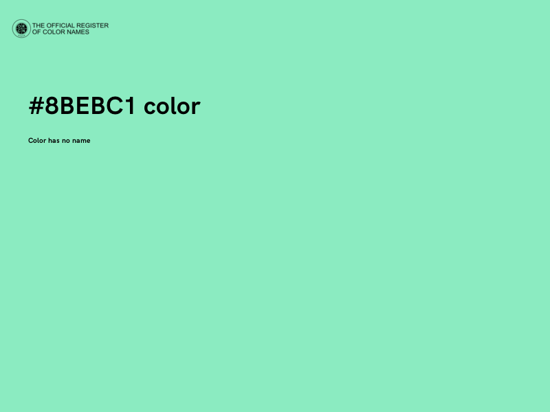 #8BEBC1 color image
