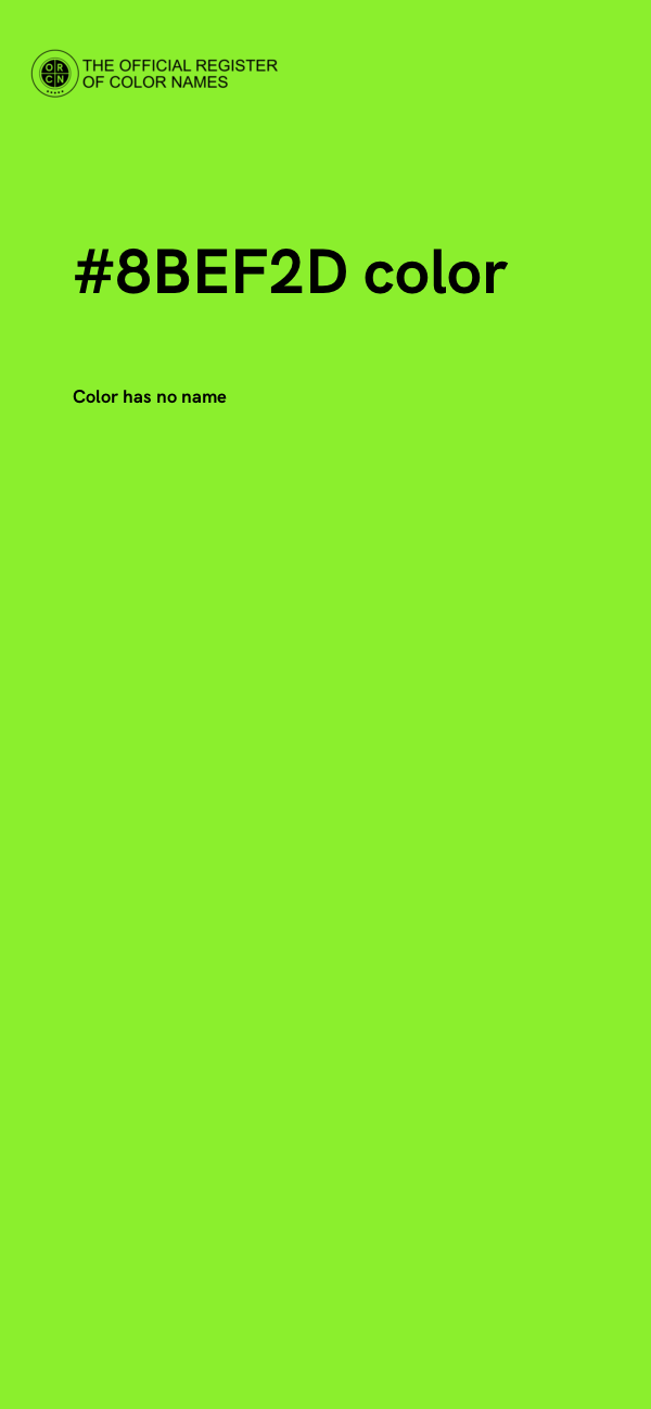#8BEF2D color image