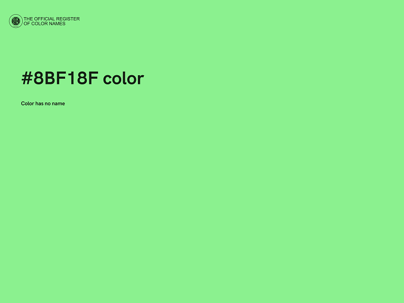 #8BF18F color image