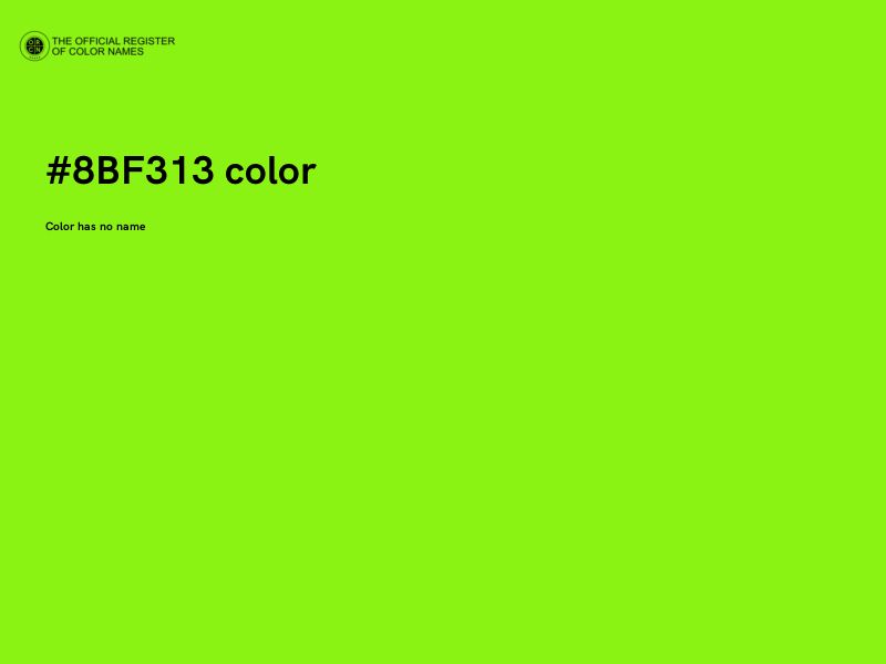 #8BF313 color image