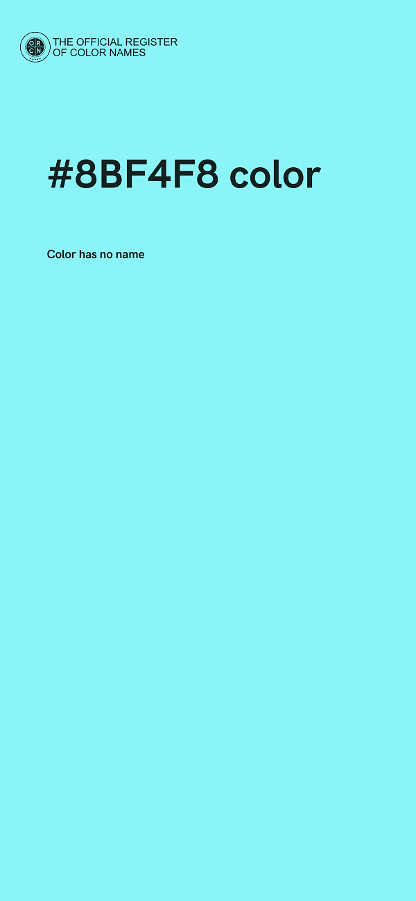 #8BF4F8 color image